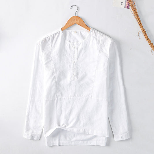 قميص رجالي كتان عالي الجودة - Lagonna | لاقونا