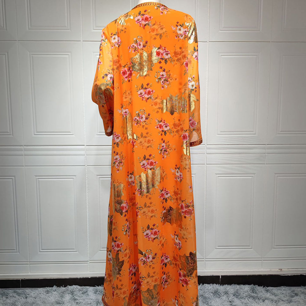 جلابية قفطان قطعتين حزام عودي - Lagonna | لاقونا جلابية قفطان قطعتين حزام عودي - Lagonna | لاقونا