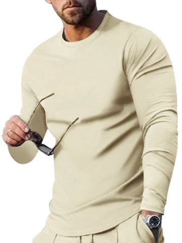 طقم رياضي رجالي كاجوال بأكمام طويلة طقم رياضي رجالي كاجوال بأكمام طويلة