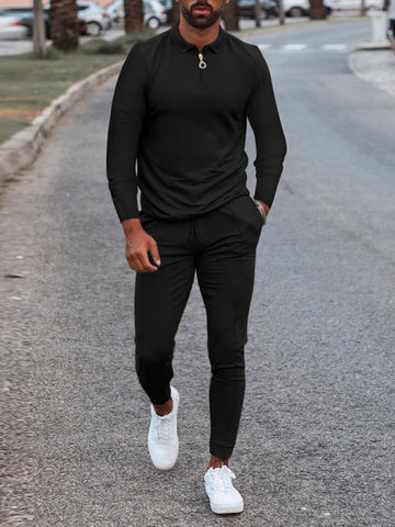 طقم أزياء رجالي ياقة كلاسيكية طقم أزياء رجالي ياقة كلاسيكية