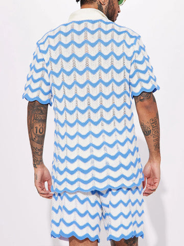 طقم بياقة قطن حائك للرجال طقم بياقة قطن حائك للرجال