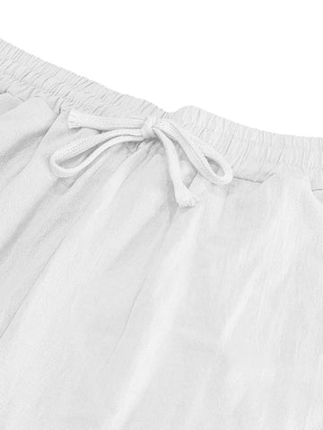 طقم كتان رجالي قميص وبنطال طويل طقم كتان رجالي قميص وبنطال طويل