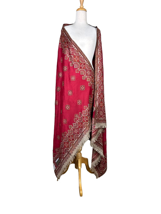 شال كشميري انيق لون فوشي - Lagonna | لاقونا