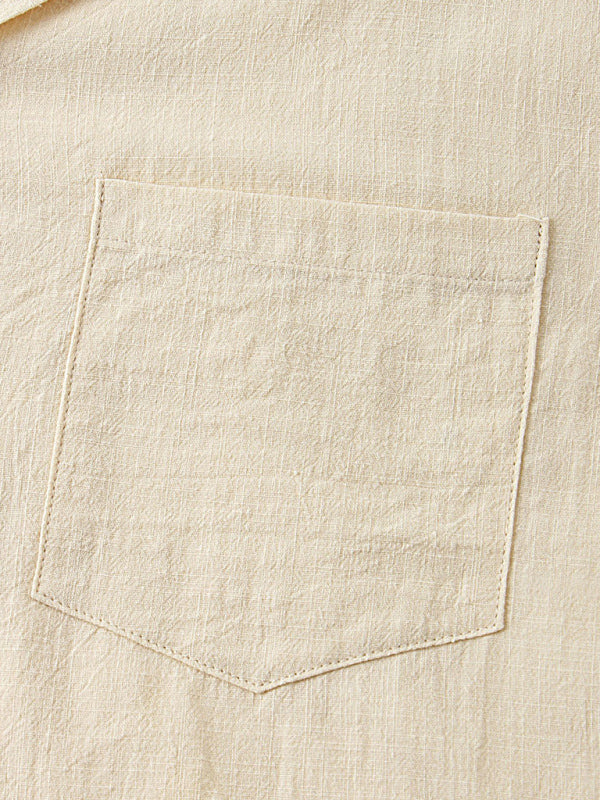 قميص كم قصير و شورت رجالي من الكتان - Lagonna | لاقونا قميص كم قصير و شورت رجالي من الكتان - Lagonna | لاقونا