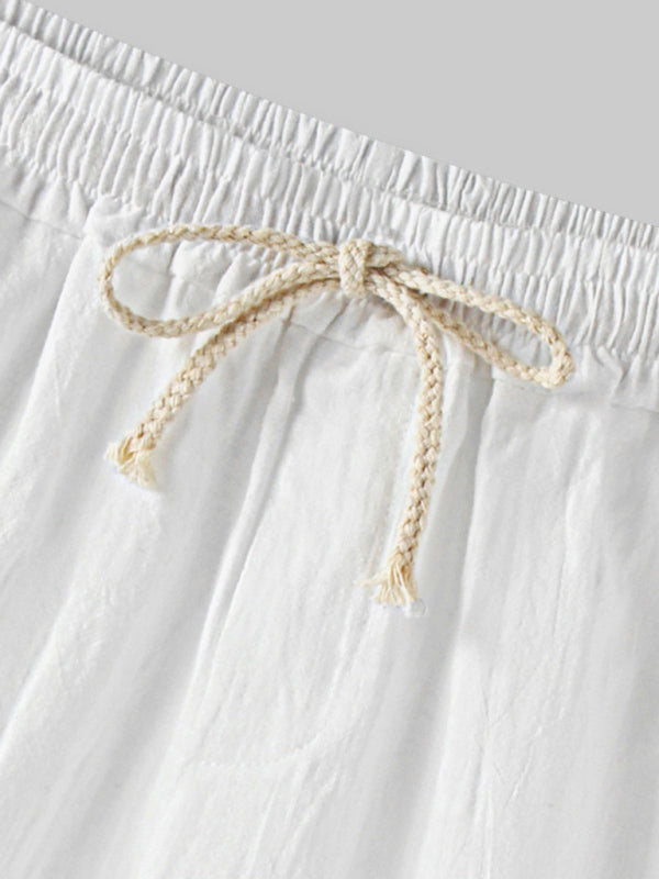 قميص كم قصير و شورت رجالي من الكتان - Lagonna | لاقونا قميص كم قصير و شورت رجالي من الكتان - Lagonna | لاقونا