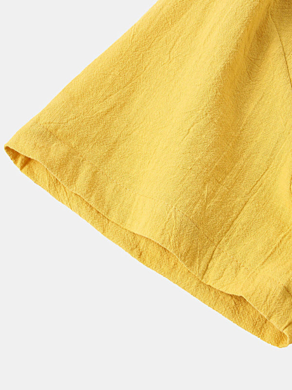 قميص كم قصير و شورت رجالي من الكتان - Lagonna | لاقونا قميص كم قصير و شورت رجالي من الكتان - Lagonna | لاقونا