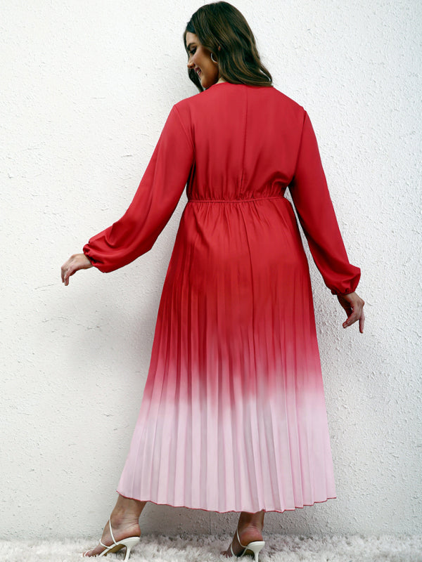 فستان طويل اكمام طويلة - Lagonna | لاقونا