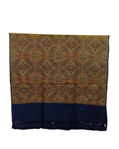 شال كشميري فاخر مطرز بالكامل طول مترين