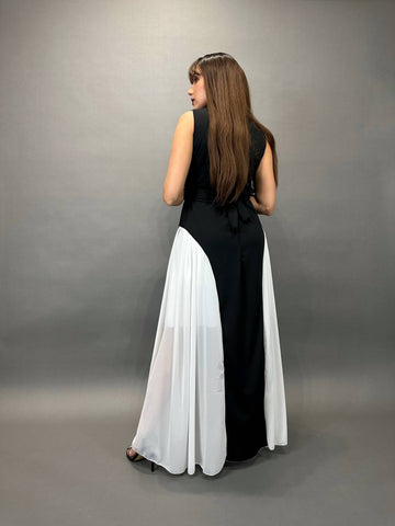 فستان ماكسي اسود - Lagonna | لاقونا